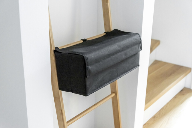 Suport pentru prosoape, 2 compartimente, bambus, Ecori, WENKO