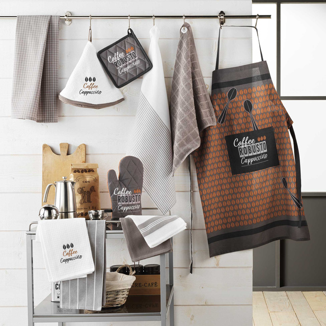 Prosoape de bucatarie din bumbac CAPPUCCINO, 2 bucati