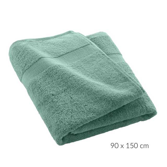 Prosop de baie din bumbac moale, CELADON, 90 x 150 cm