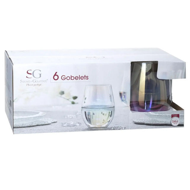 Set 6 pahare FANTASY, 540 ml