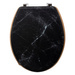 Capac pentru toaleta Lea, model marmura, distantiere standard