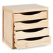 Organizator din lemn MINI, 3 sertare, 29 x 30 x 39 cm
