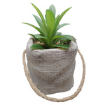 Planta artificiala in ghiveci de ciment, Ø 8 cm