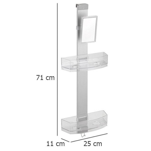 Raft de baie CADDY Premium - suport pentru duș, WENKO