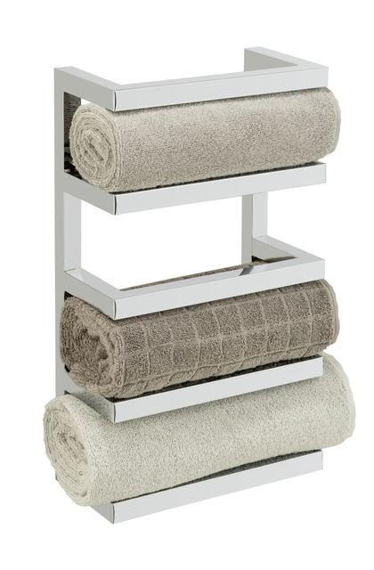 Suport pentru prosoape inox, 4 rafturi, FONDIRO, WENKO