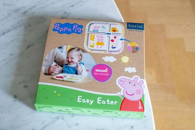 Farfurie educativa + zaruri, EASY EATER PEPPA PIG G