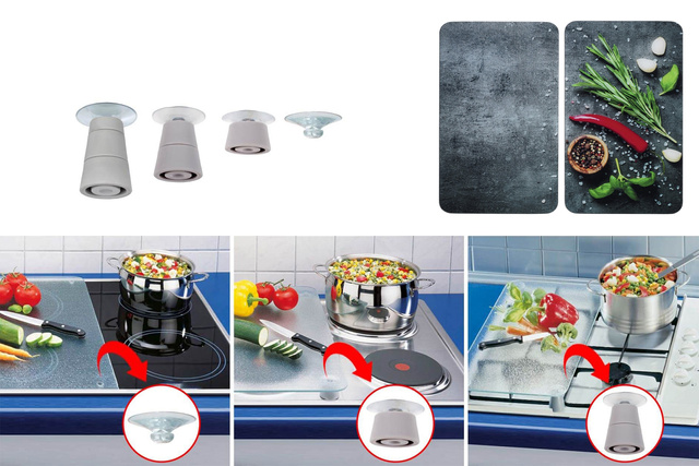 Set 2 plite de protectie pentru aragaz ROSEMARY