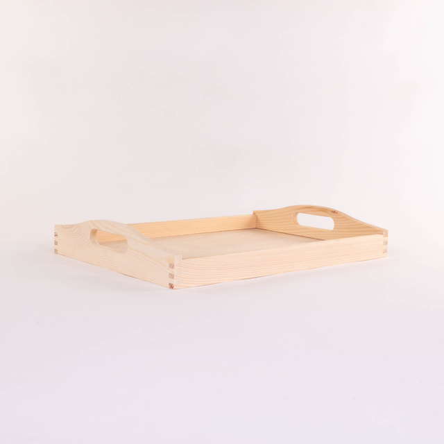 Tavă din lemn pentru servire, 40 x 30 cm