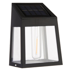 Lanterna solara de gradina LED, bec industrial, 9,3 x 6,6 x 13 cm