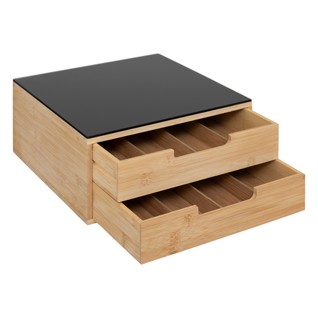 Recipient pentru capsule de cafea BLACK BAMBOO