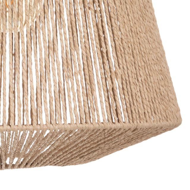 Lampă suspendata împletită Jily, metal, Ø 48 cm