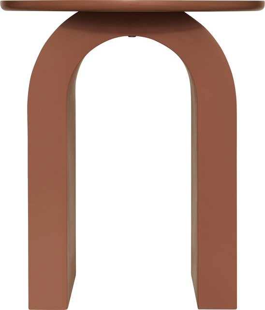 Masa de cafea rotundă STOA, Ø 45 cm, maro