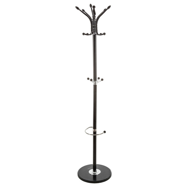 Cuier pentru haine, 182 cm, metal, negru