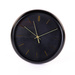 Ceas de perete modern, cu ace aurii, Ø 31 cm