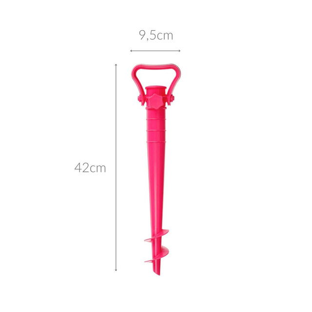 Suport pentru umbrela de plaja, plastic, 42 cm