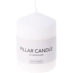 Lumânare cilindrică din parafină, Ø 7 x 9,5 cm