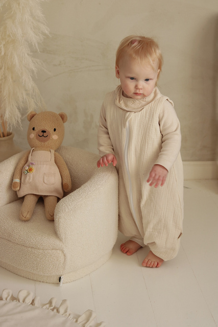 Fotoliu pentru copii Teddy, stofa, inaltime sezut 18,5 cm