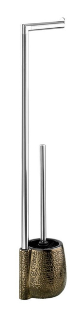 Perie WC cu suport hartie igienica MARRAKESH, WENKO