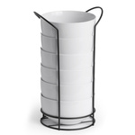 Set de 6 boluri cu suport, 800 ml