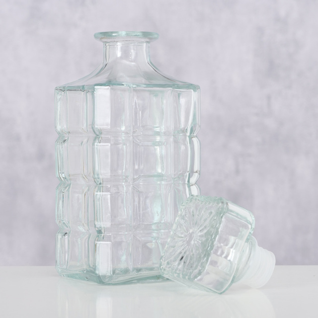 Carafa decorativa cu pluta WHISKEY, 900 ml