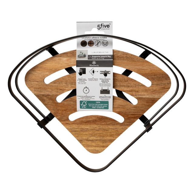 Sticker raft colț Blackacia