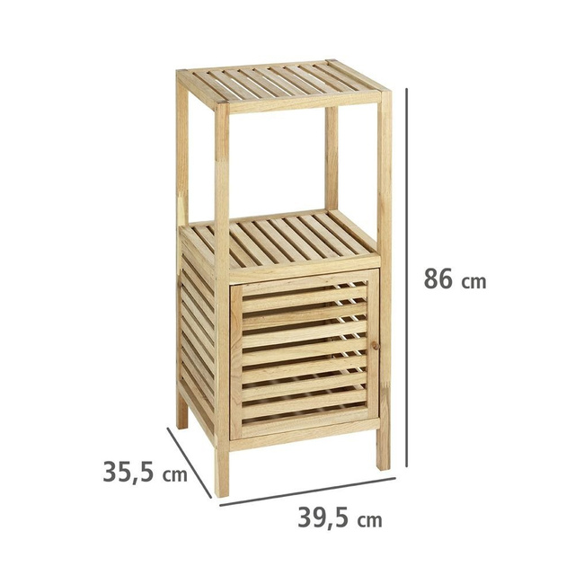Raft de baie Norvegia, Wenko, 3 niveluri, Lemn, Maro
