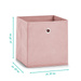 Cutie depozitare, Roz, 28x28x28 cm, Zeller