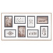 Multiframe pentru fotografii 10 x 15 cm, rama de lemn