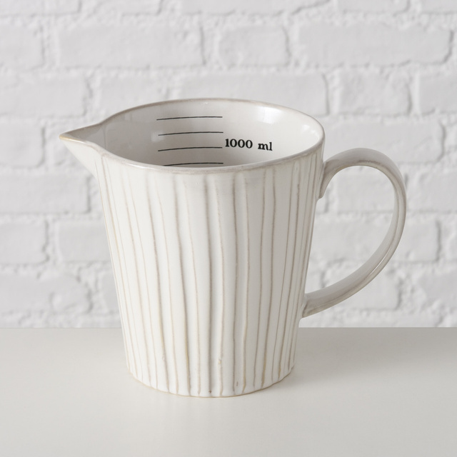 Pahar dozator bucatarie ceramica EVYNA, 1400 ml