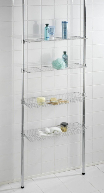 Raft telescopic pentru bucătărie, baie ELLERA, 4 niveluri, WENKO