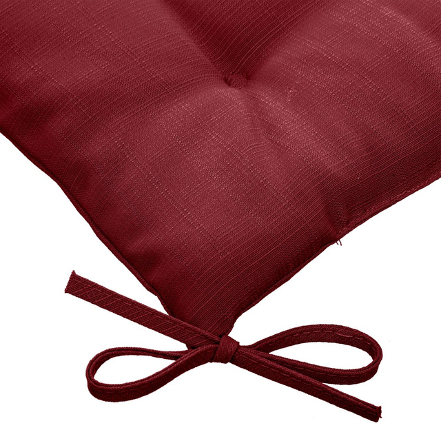 Pernă pentru scaun matlasată cu snururi Korai, impermeabilă, rezistentă la UV, 40 x 40 cm