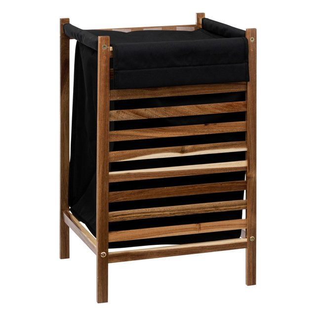 Cos de rufe Blackacia, lemn de salcam, recipient din stofa 50 l