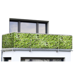 Husa de balcon cu model iedera, 5 m x 85 cm