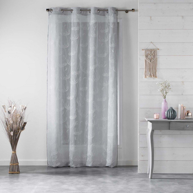 Perdea fereastră cu inele MAGNOLIA, 140 x 240 cm