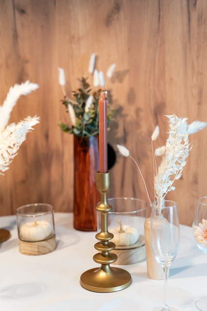 Sfeșnic înalt, aluminiu