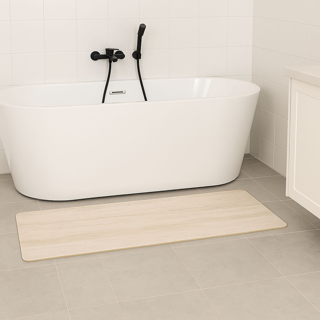 Covoraș de baie din diatomit EASY, 50 × 120 cm