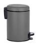 Coș de baie LEMAN MATT, recipient pentru gunoi, 3 l, WENKO, gri