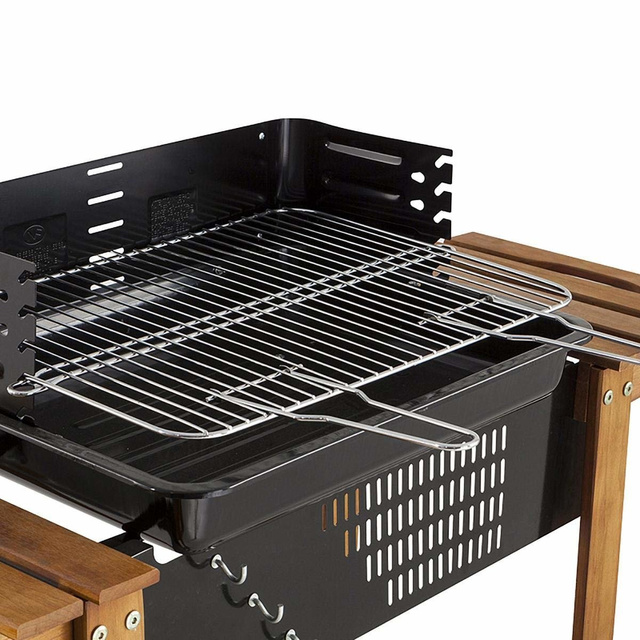 Gratar de gradina cu gratar din inox, AZUR, BBQ