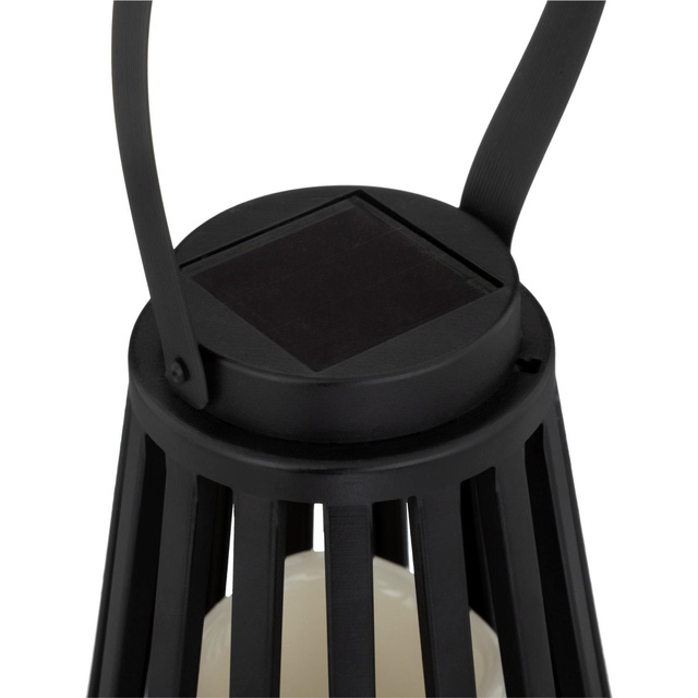 Felinar solar Brit, efect de flacara, inaltime 21,5 cm