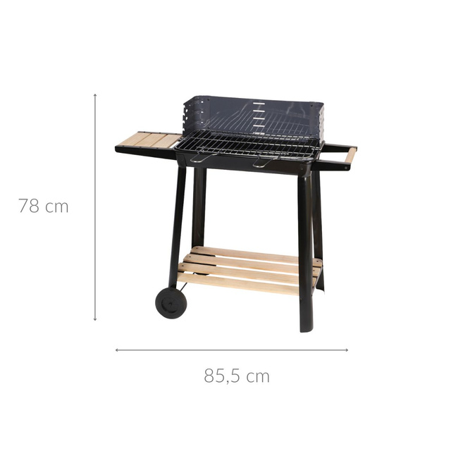 Gratar dreptunghiular ROSARIO, 85,5 x 51,5 x 78 cm