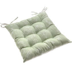 Perna de scaun cu model de plante, 40 x 40 cm