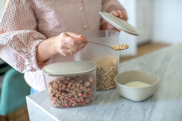 Recipient alimentar, OVAL, 2,5 L, dimensiune L, KOZIOL