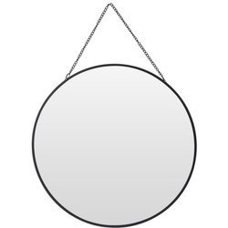 Oglinda de perete rotunda cu pandantiv
