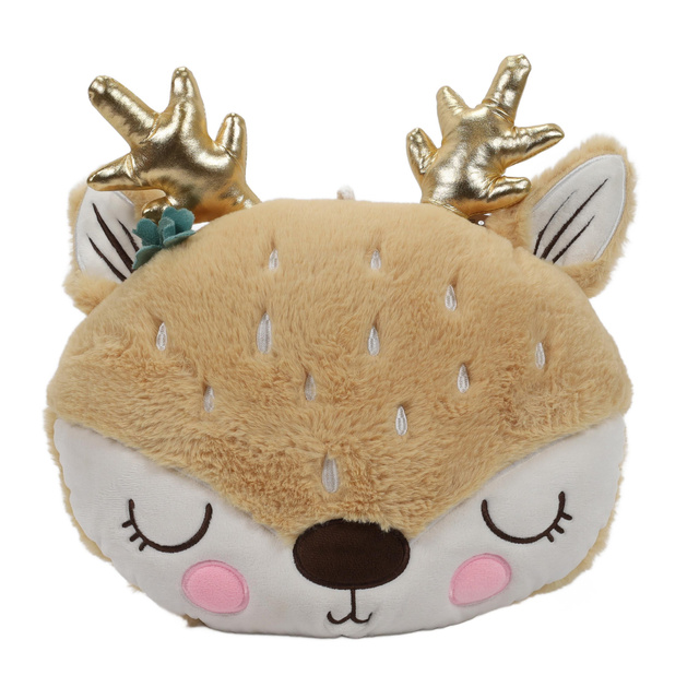 Perna de pluș Reniferek, 28 x 25 x 10 cm