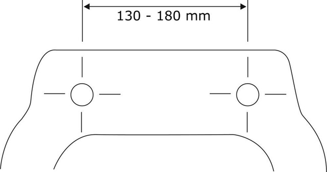 Toaletă PRIMA - MDF, WENKO, albă