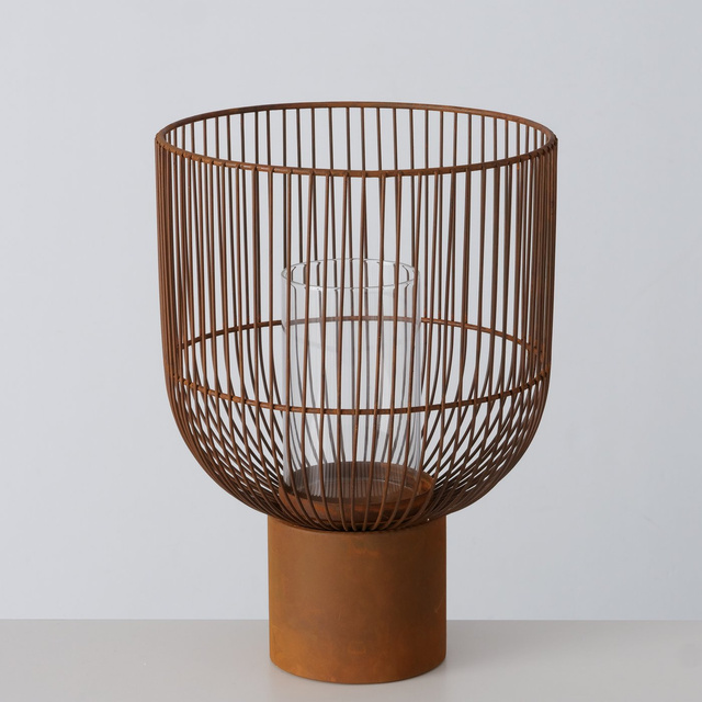 Set 3 sfeșnice 
 metalice Candy, 
 auriu