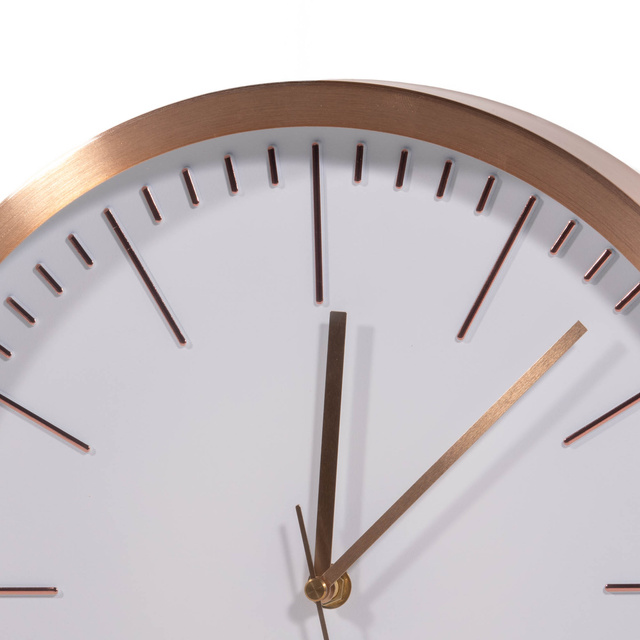 Ceas de perete cu elemente aurii, Ø 30 cm