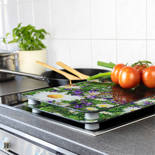 Plite de sticla, 2 bucati, Summer Meadow, WENKO