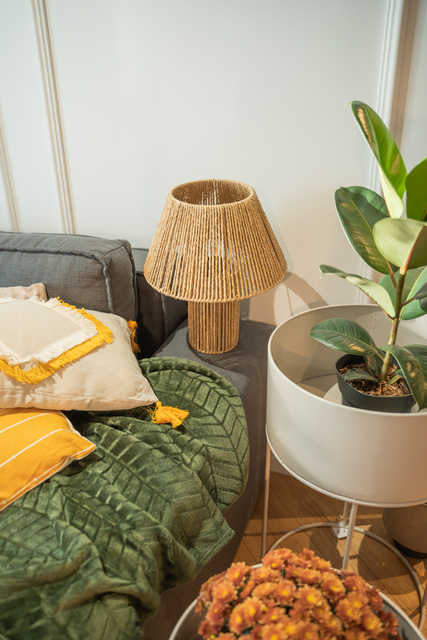 Lampă de birou boho ADRIA, înălțime 38 cm.