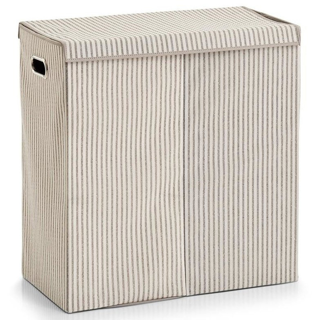 Cos de rufe 2 compartimente, Bej, 120 L, Zeller